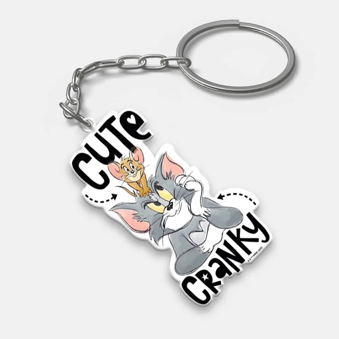 Tom And Jerry - Cute and Cranky Acrylic Keychain