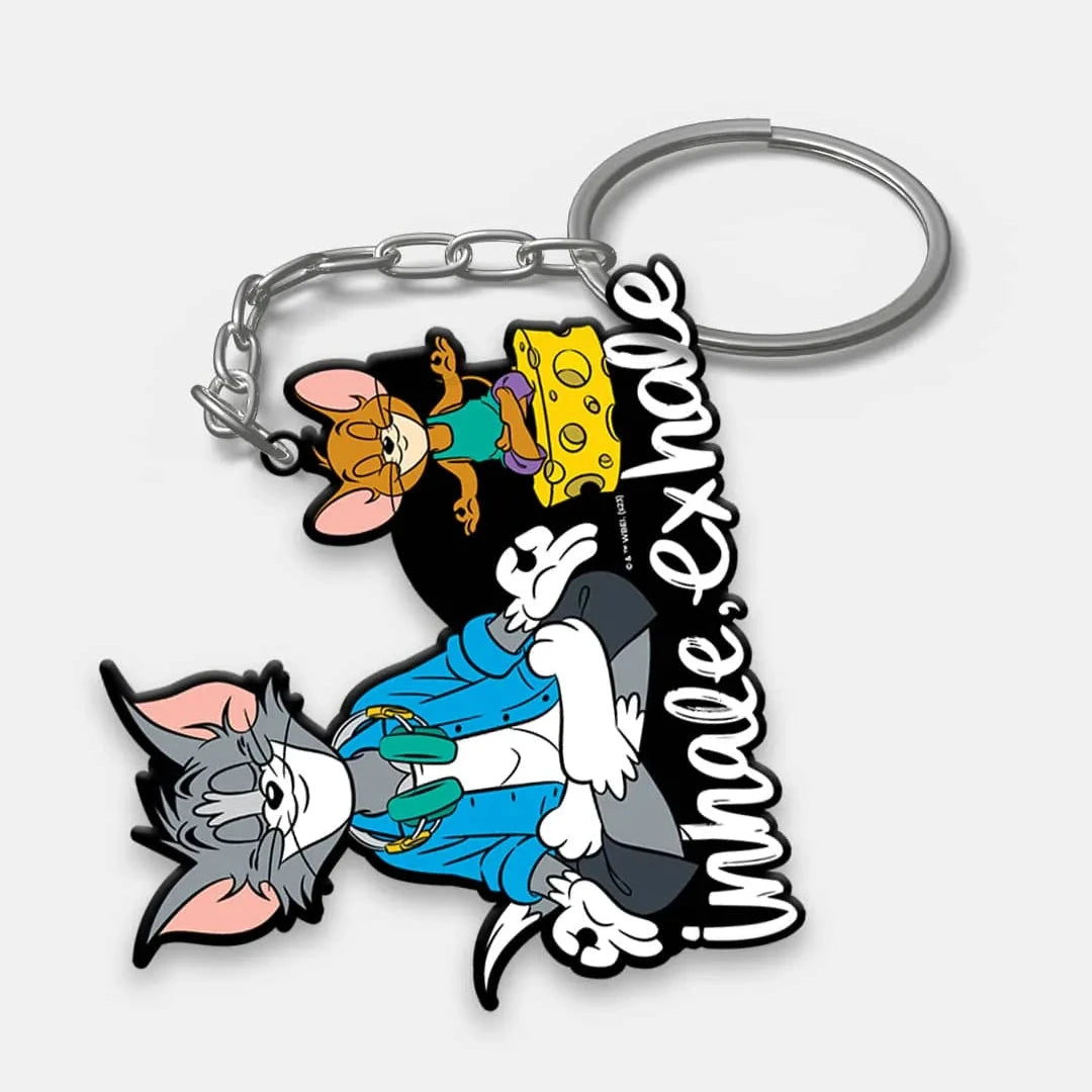 Tom And Jerry - Inhale and Exhale Acrylic Keychain