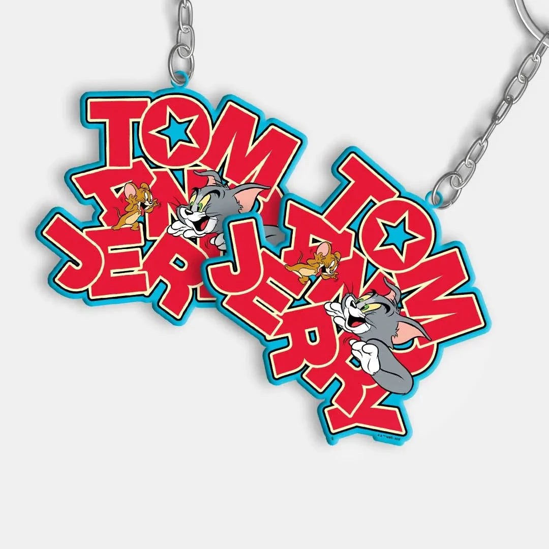 Tom And Jerry Animated Antics Acrylic Keychain