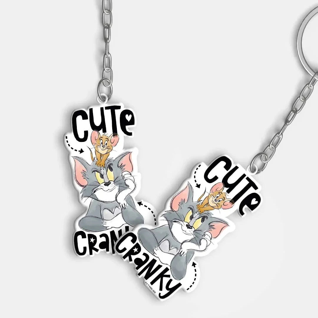 Tom And Jerry - Cute and Cranky Acrylic Keychain