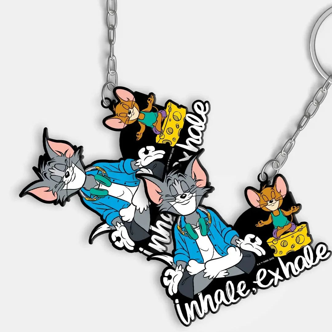 Tom And Jerry - Inhale and Exhale Acrylic Keychain