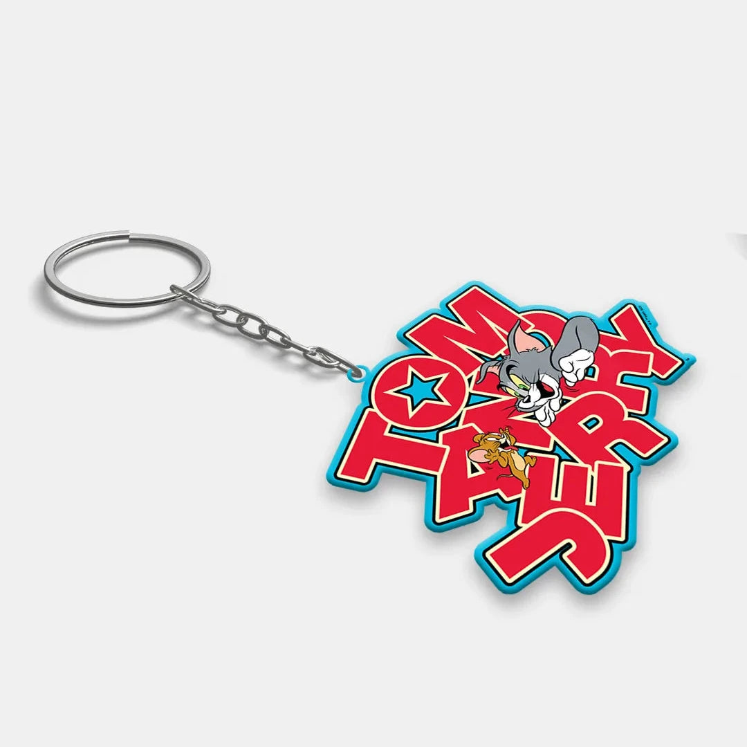 Tom And Jerry Animated Antics Acrylic Keychain