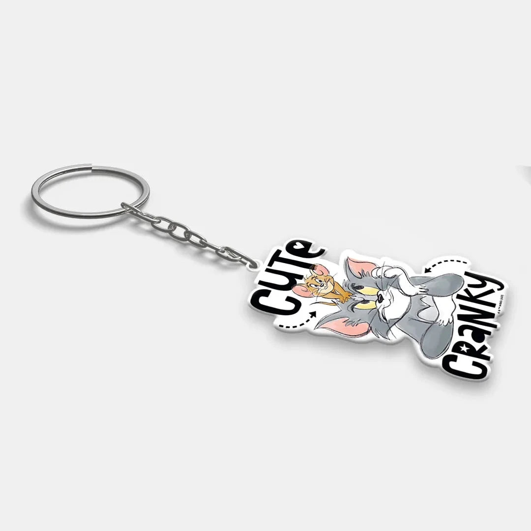 Tom And Jerry - Cute and Cranky Acrylic Keychain