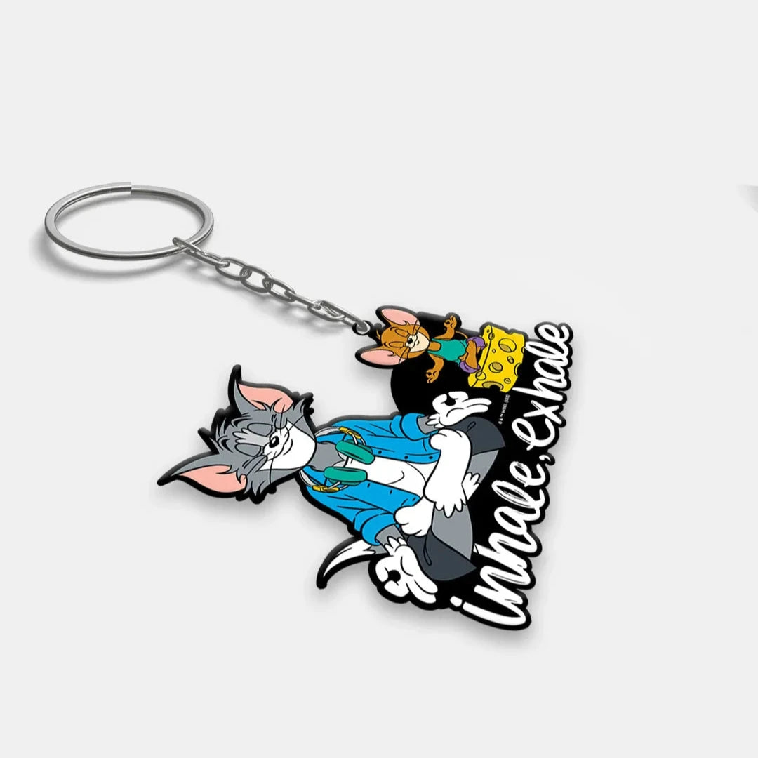 Tom And Jerry - Inhale and Exhale Acrylic Keychain