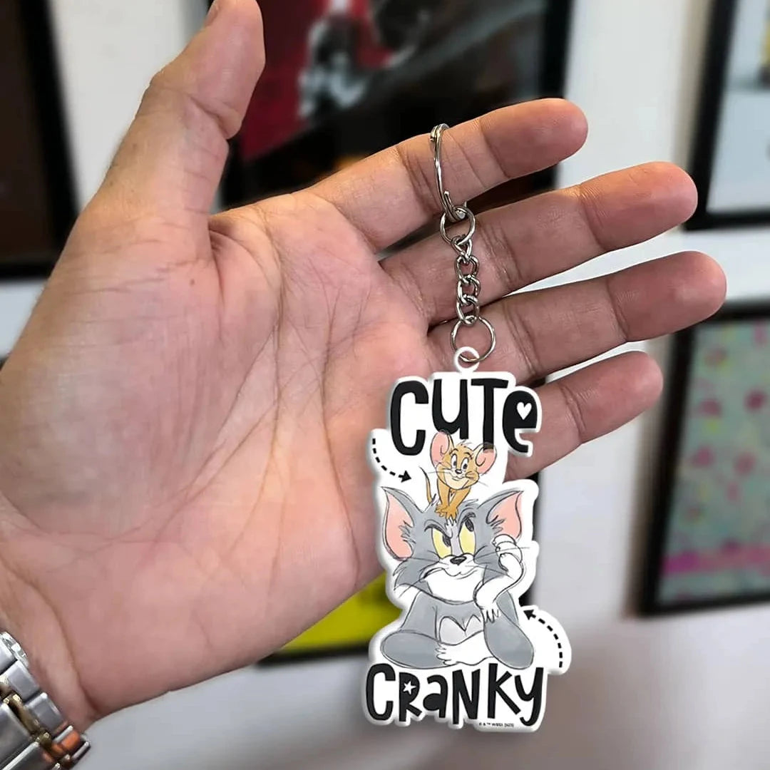 Tom And Jerry - Cute and Cranky Acrylic Keychain