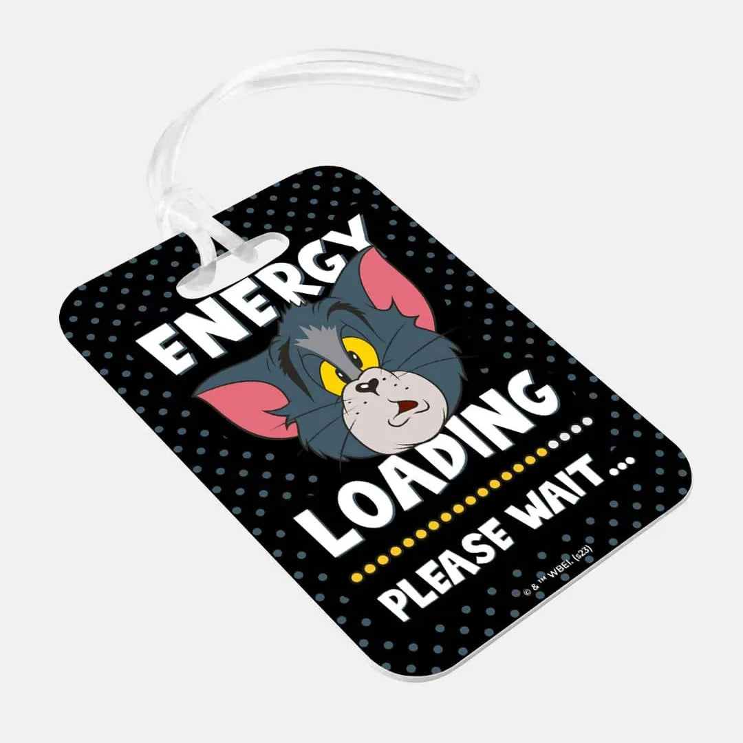 Tom And Jerry Energy Loading Luggage Tag