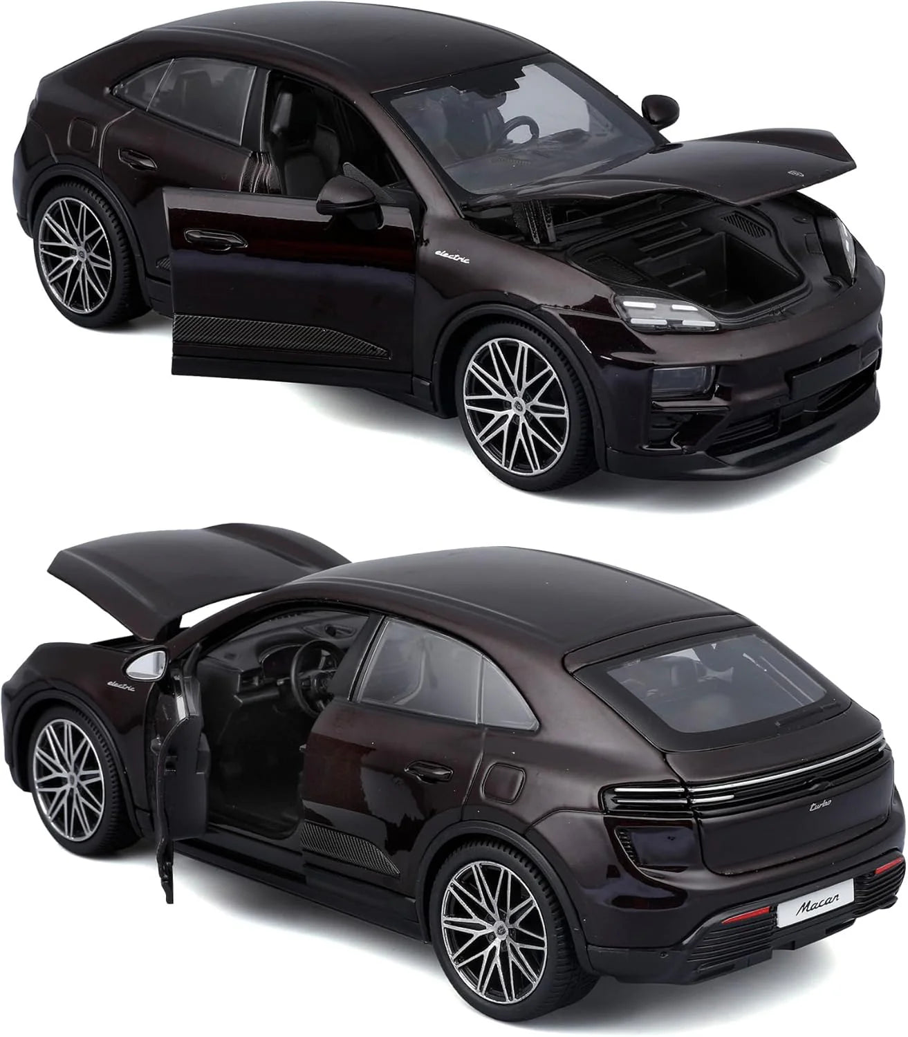 Bburago - 1 : 24 Diecast Scale Model -  Official Licensed Product - Porsche Macan Turbo Electric