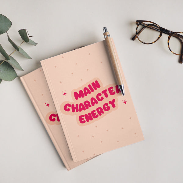 Main Character Energy Softcover Notebook