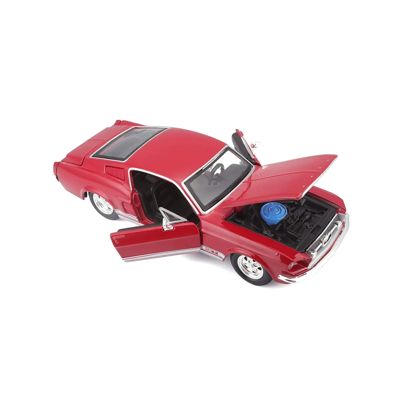 Maisto - 1 : 24 Diecast Scale Model - Collectors Collection - 1967 Ford Mustang GT - Official Licensed Product