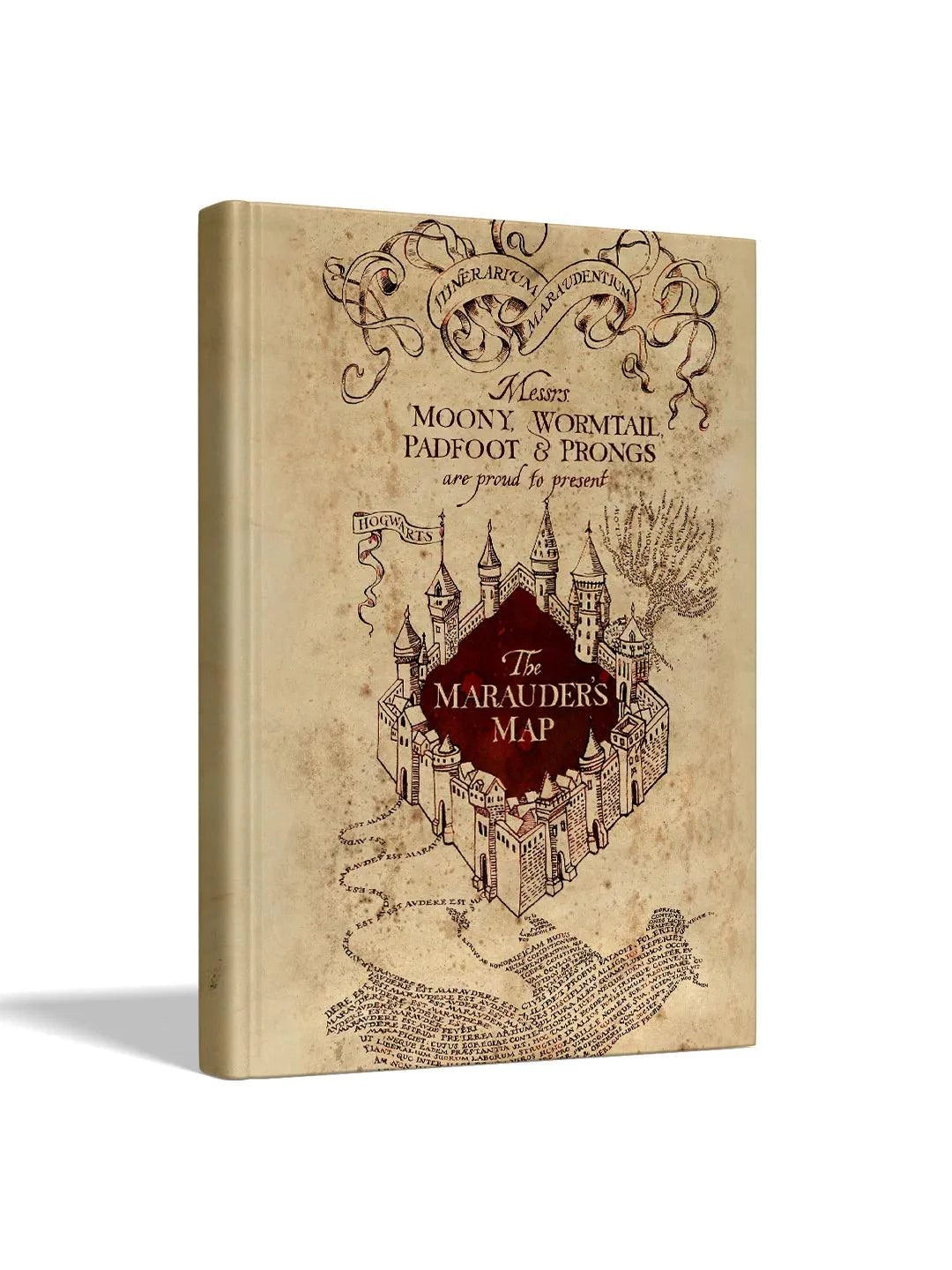 Harry Potter Marauder's Map Hardbound Diary - ThePeppyStore