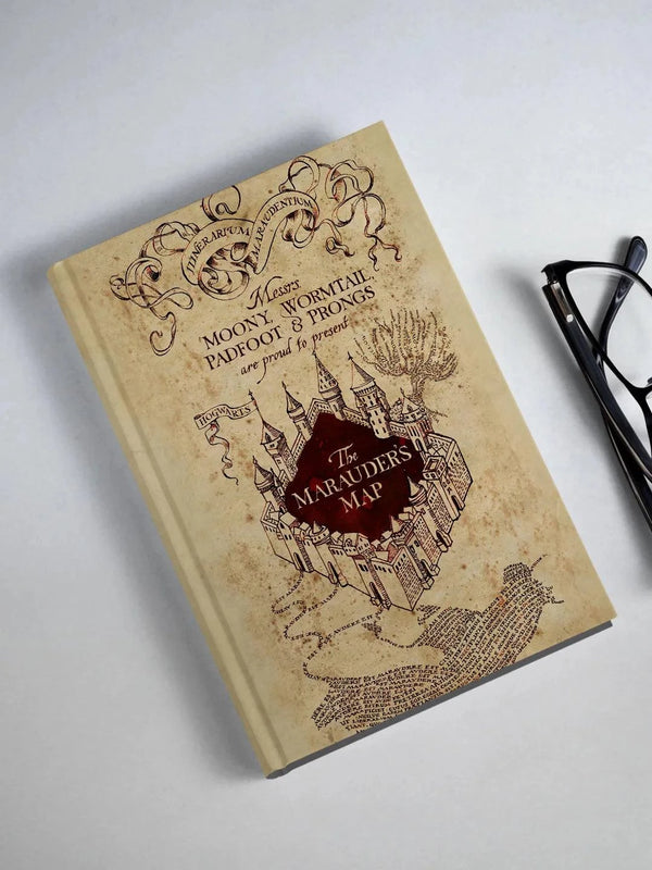Harry Potter Marauder's Map Hardbound Diary - ThePeppyStore