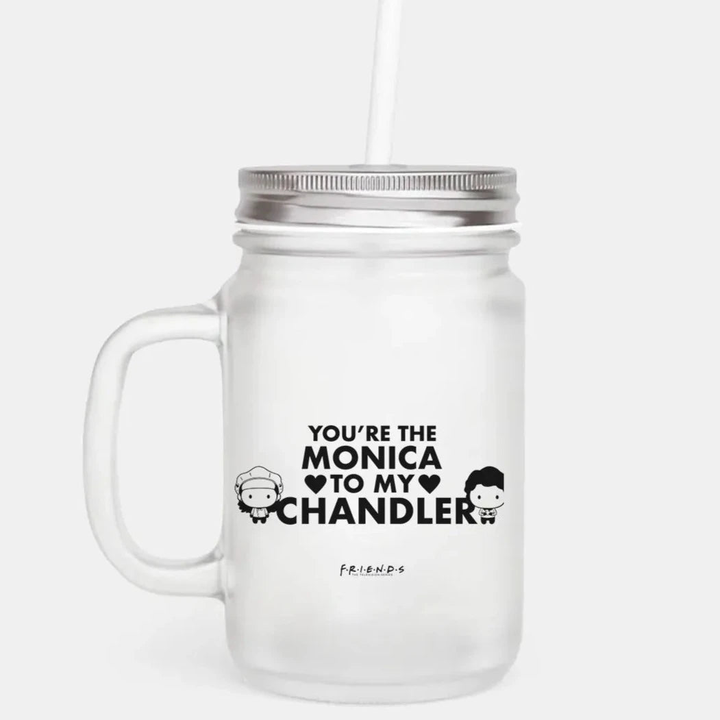 Friends - Monica To Chandler Mason Jar