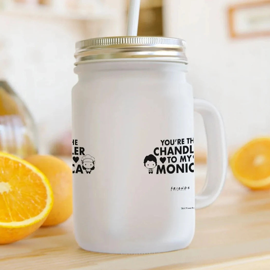 Friends - Chandler To Monica Mason Jar