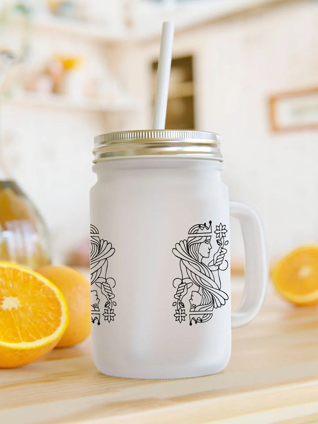 Queen Mason Jar