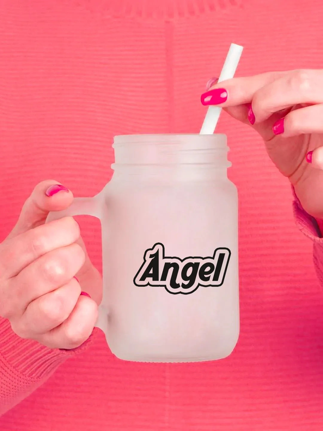 Angel Mason Jar