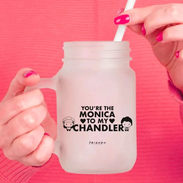 Friends - Monica To Chandler Mason Jar