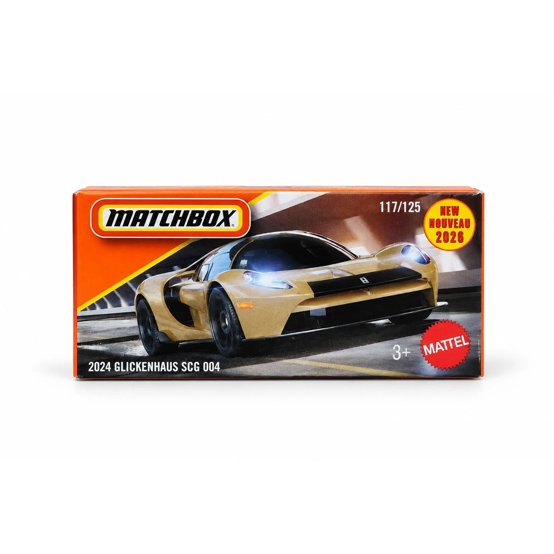 Matchbox 2024 Glickenhaus SCG 004 diecast car box