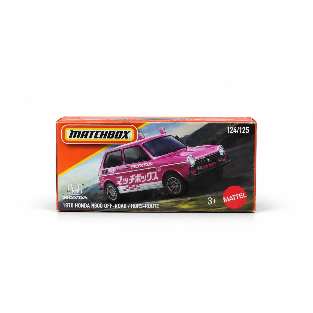 Matchbox 1970 Honda N600 Off-Road diecast car box