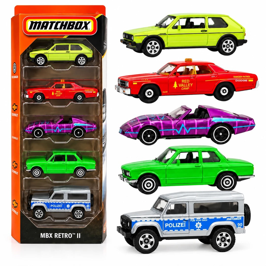 Matchbox MBX Retro II lime green VW Golf
