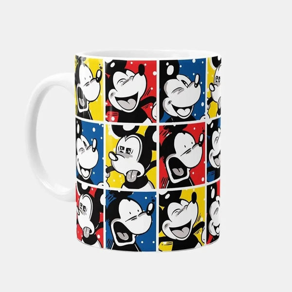 Moods Of Mickey - White Ceramic Coffee Mug