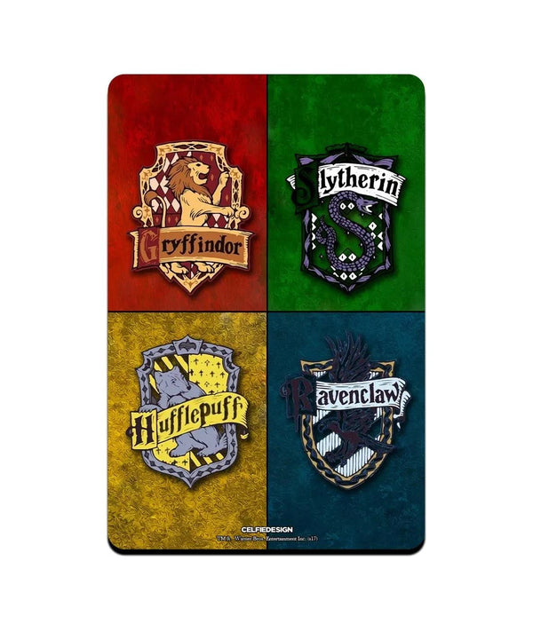 Harry Potter All 4 Houses Fridge Magnet - ThePeppyStore