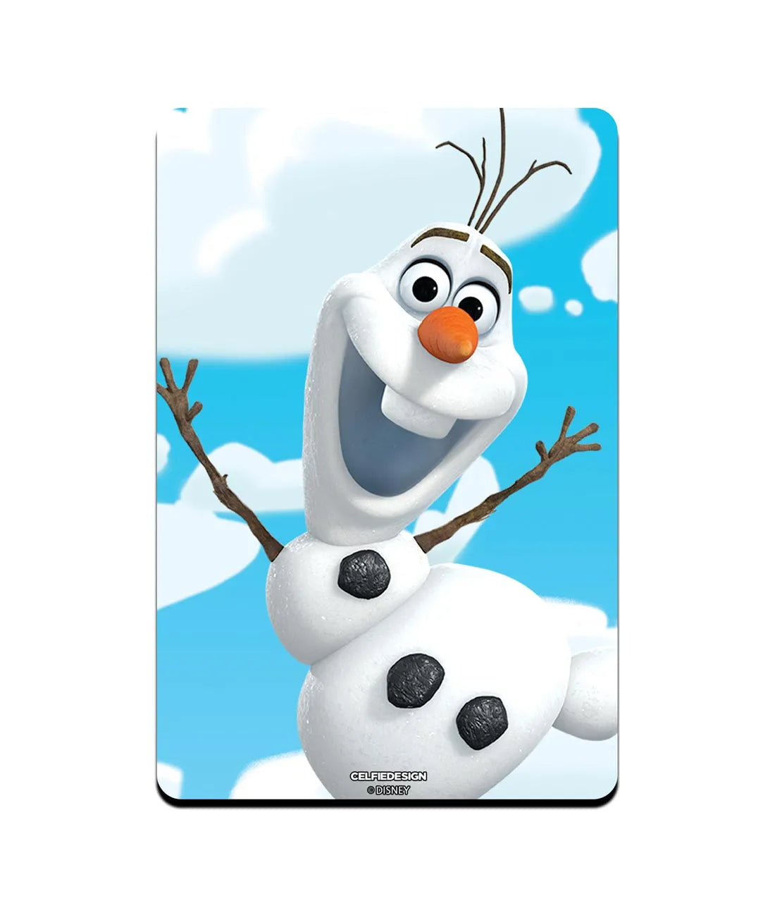 Princess Themed Oh Olaf Fridge Magnet