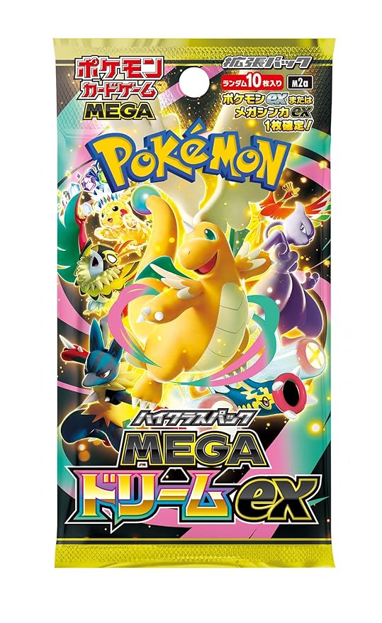 Pokémon Mega Dream EX Japanese Booster pack Loose | Factory Sealed Pokémon TCG Collectible Pack