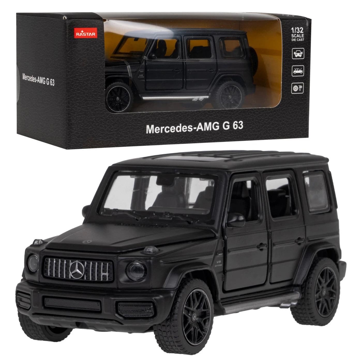 Rastar Scale 1 : 32 Mercedes Benz AMG G 63 Diecast Scale Model - Black