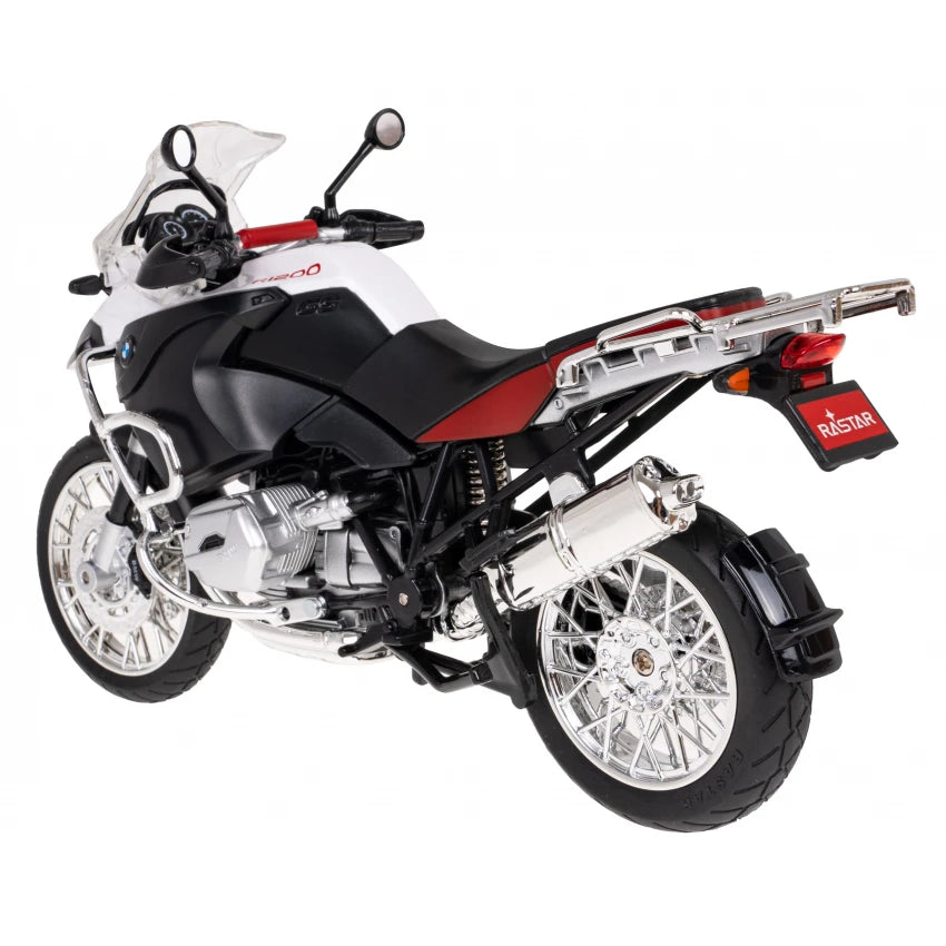 Rastar BMW R 1200 GS Diecast Motorcycle Model – 1/9 Scale Metal & Plastic Adventure Bike Replica