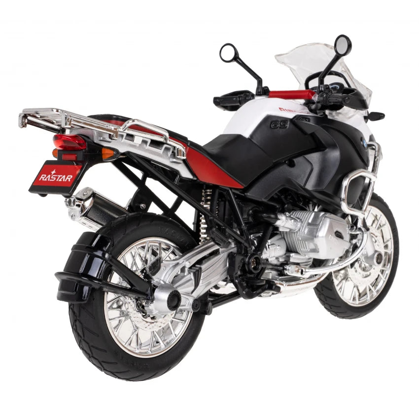 Rastar BMW R 1200 GS Diecast Motorcycle Model – 1/9 Scale Metal & Plastic Adventure Bike Replica