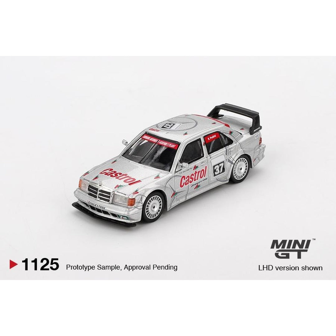 Mini GT #1125 Mercedes-Benz 190E 2.5-16 Evolution II #37 - front view