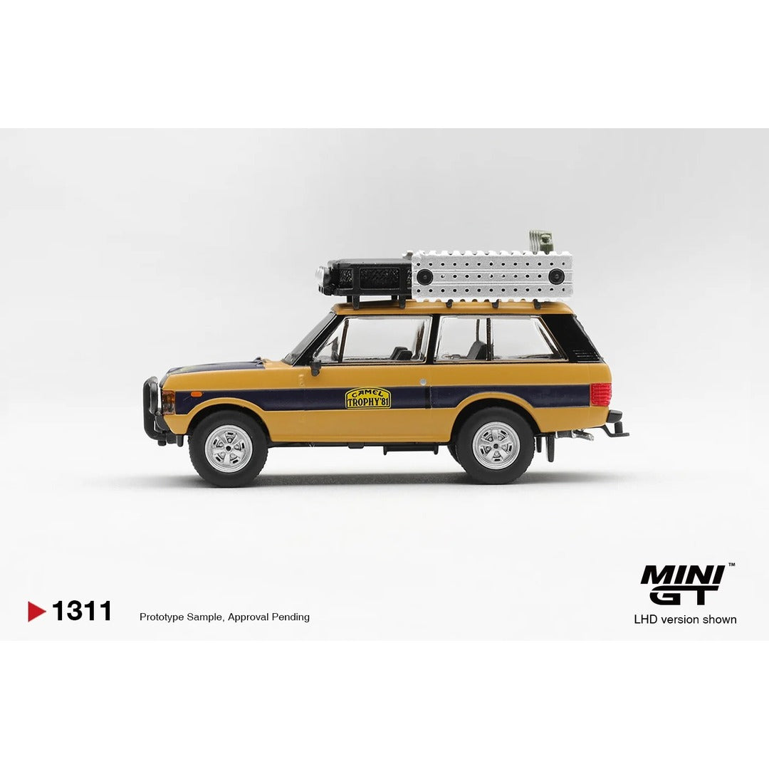 Mini GT #1311 Range Rover 1981 Camel Trophy - side view