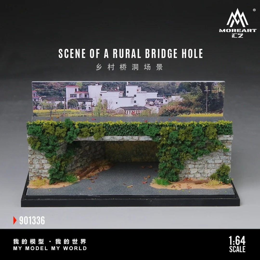 MoreArt 901336 Stone Tunnel Diorama Scene with Figures 1:64 Scale