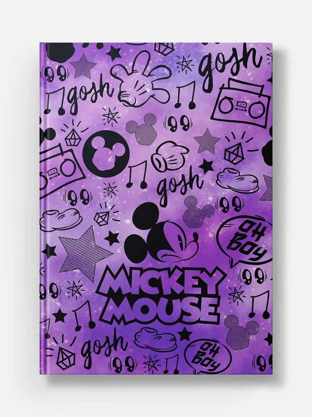 Mickey Mouse Purple Doodle Hardbound Diary