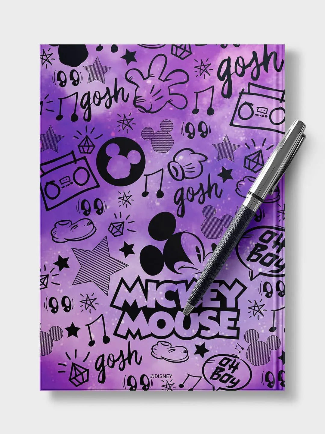 Mickey Mouse Purple Doodle Hardbound Diary