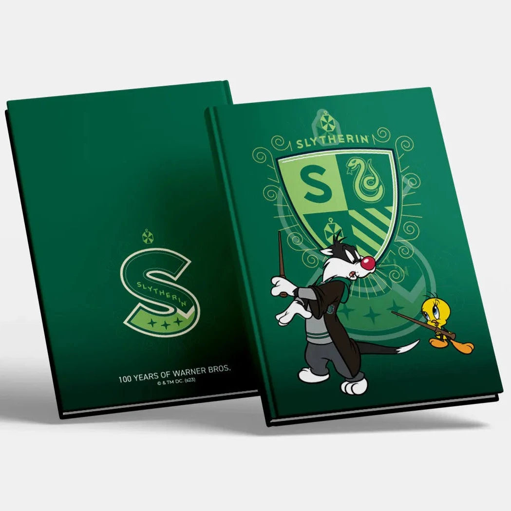 Harry Potter x Looney Tunes Slytherin Hardbound Diary