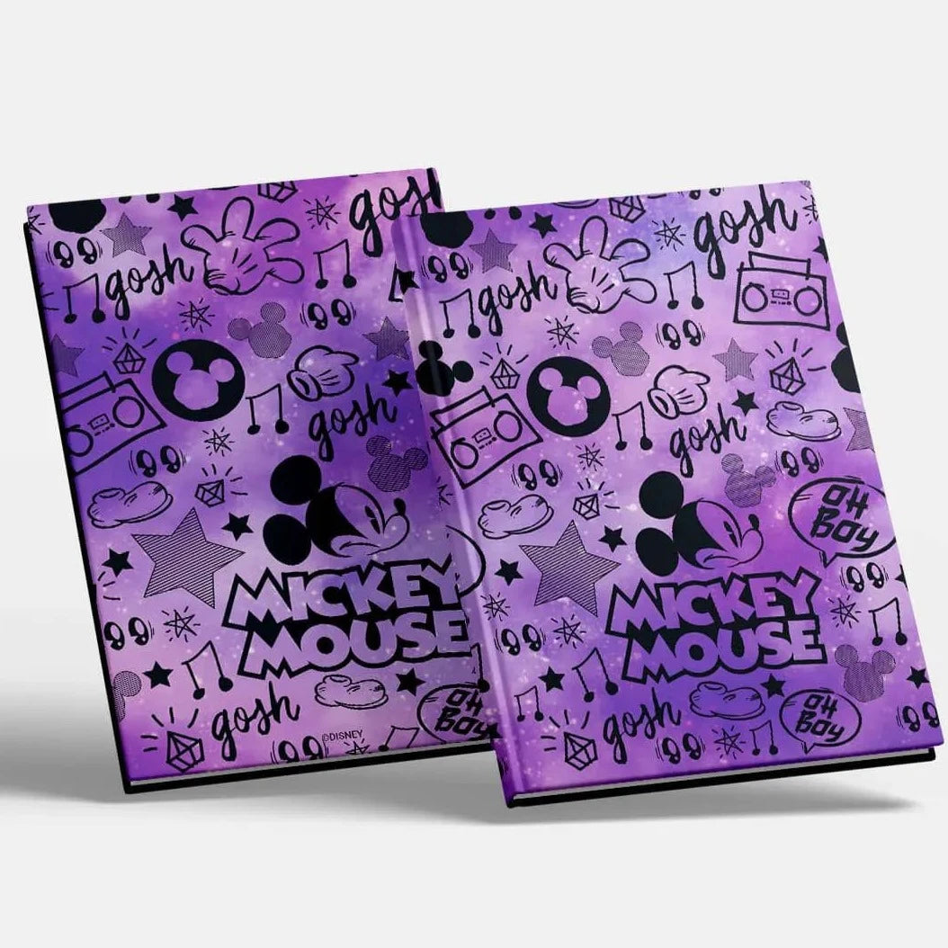 Mickey Mouse Purple Doodle Hardbound Diary