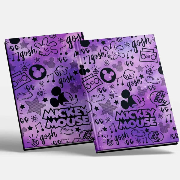 Mickey Mouse Purple Doodle Hardbound Diary
