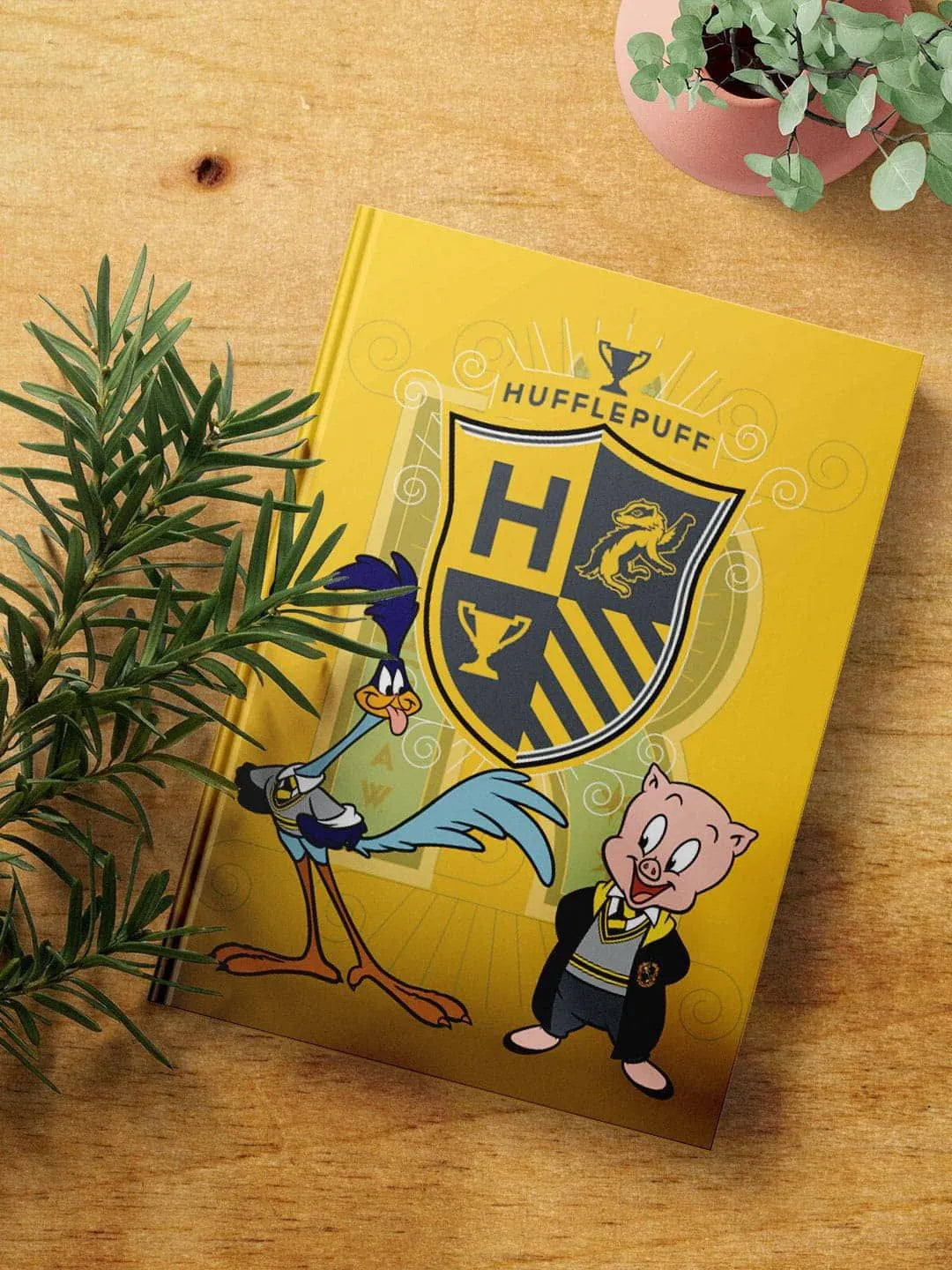 Harry Potte x Looney Tunes Hufflepuff Hardbound Diary