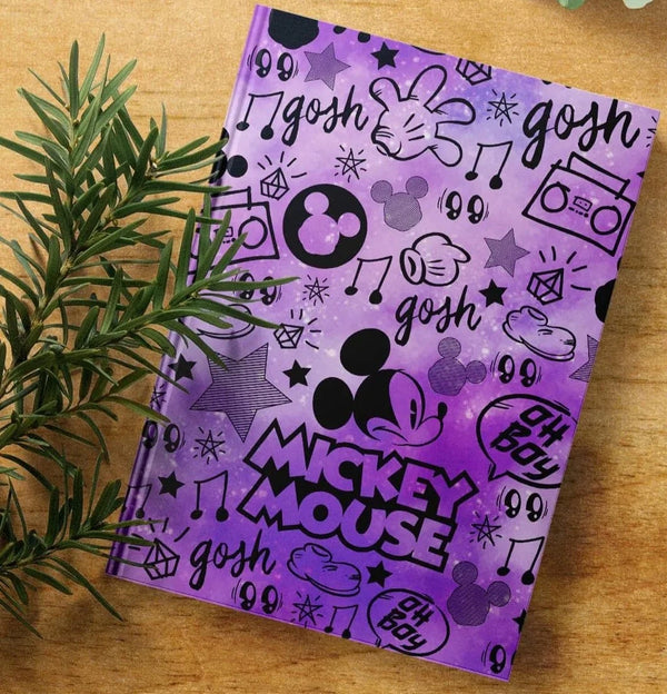 Mickey Mouse Purple Doodle Hardbound Diary
