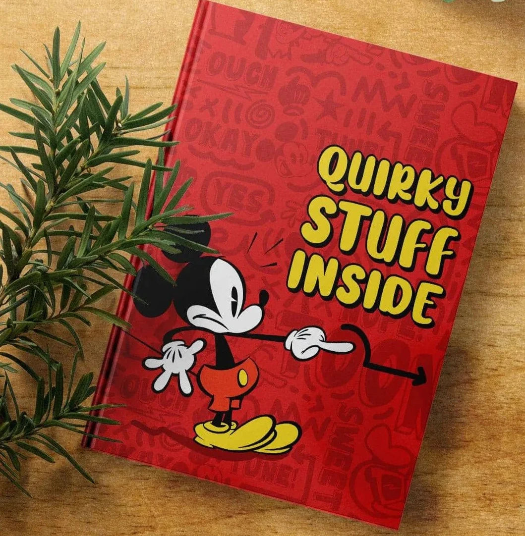 Mickey Mouse Quirky Stuff Hardbound Diary