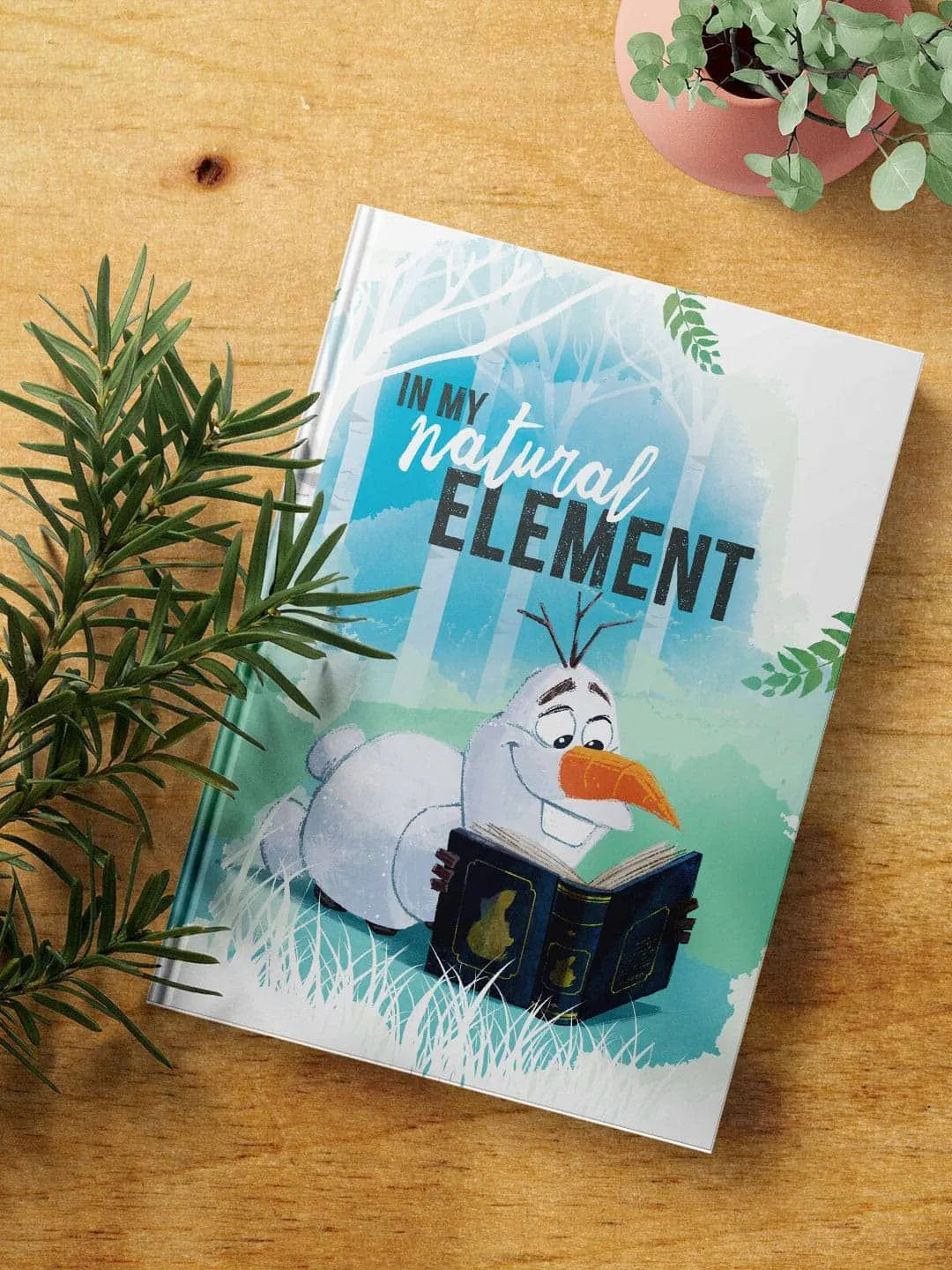 Princess Themed Natural Element Olaf Hardbound Diary