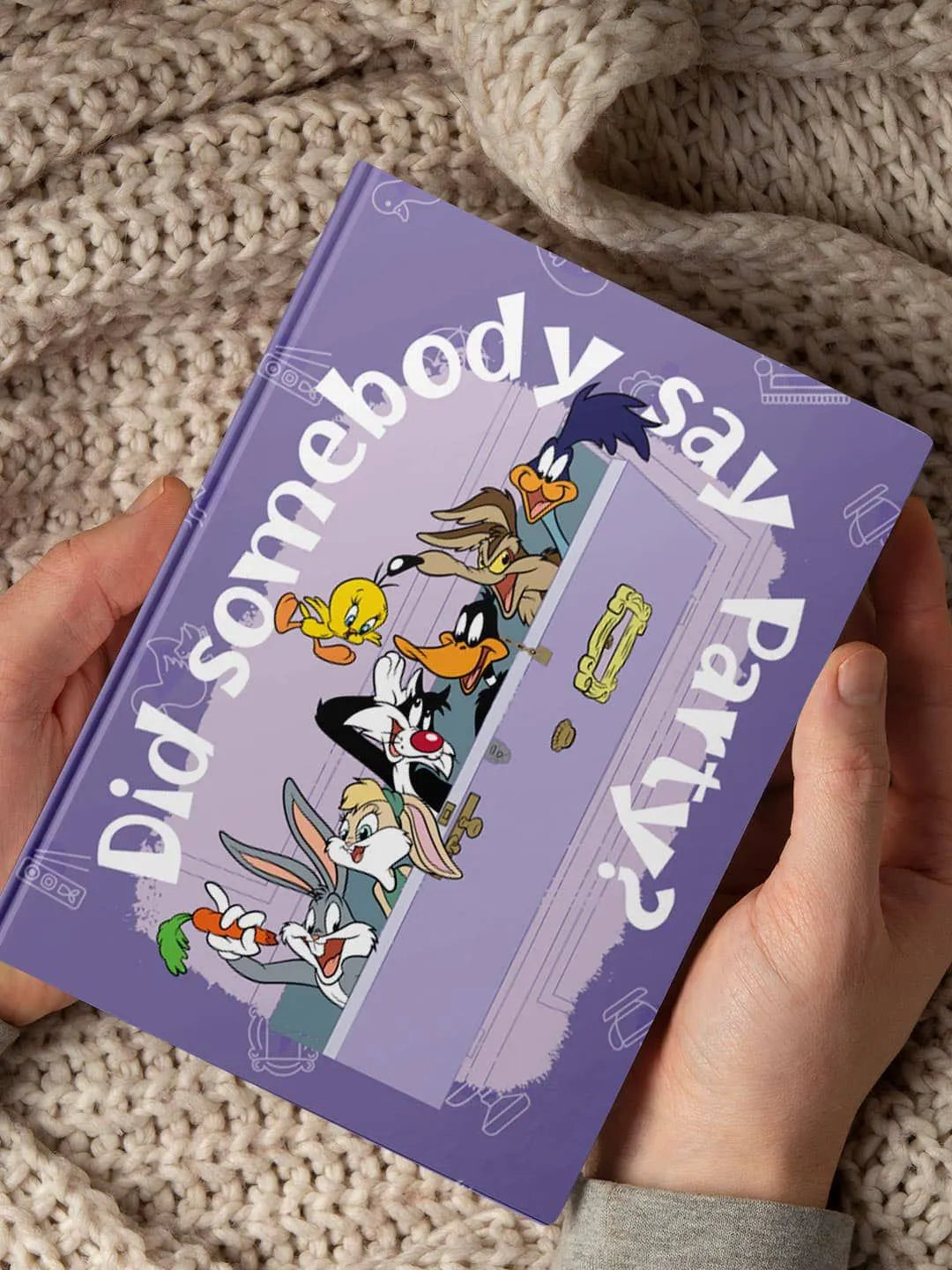 Did Somebody Say Party - Friends x Looney Tunes Hardbound Diary