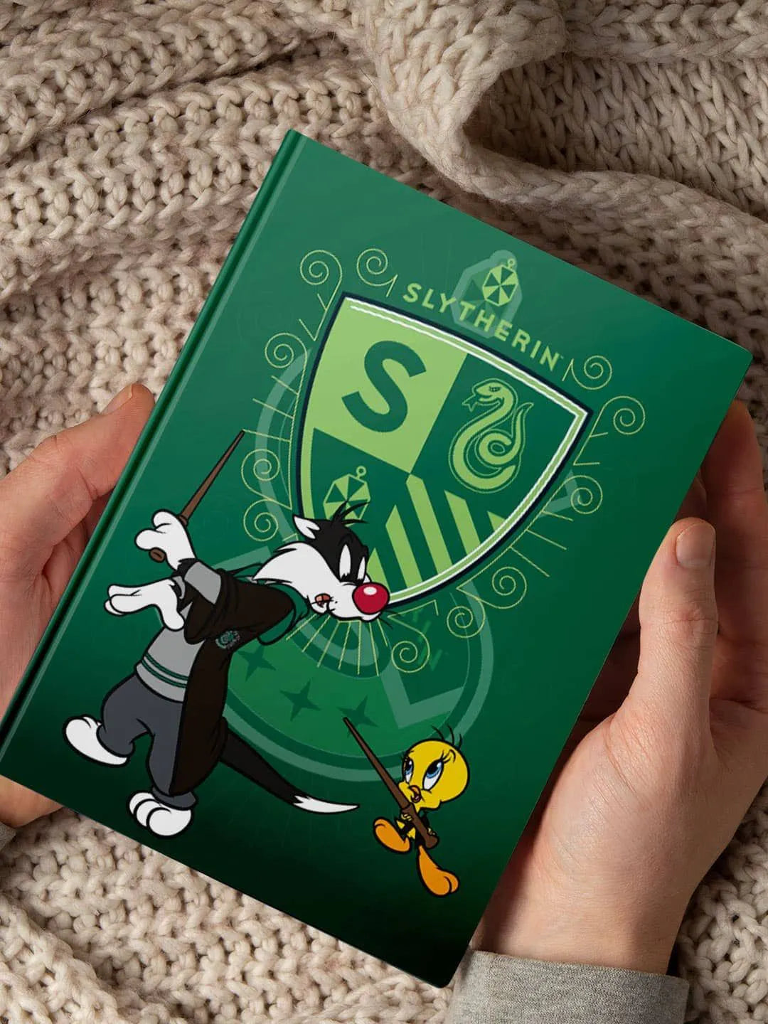 Harry Potter x Looney Tunes Slytherin Hardbound Diary