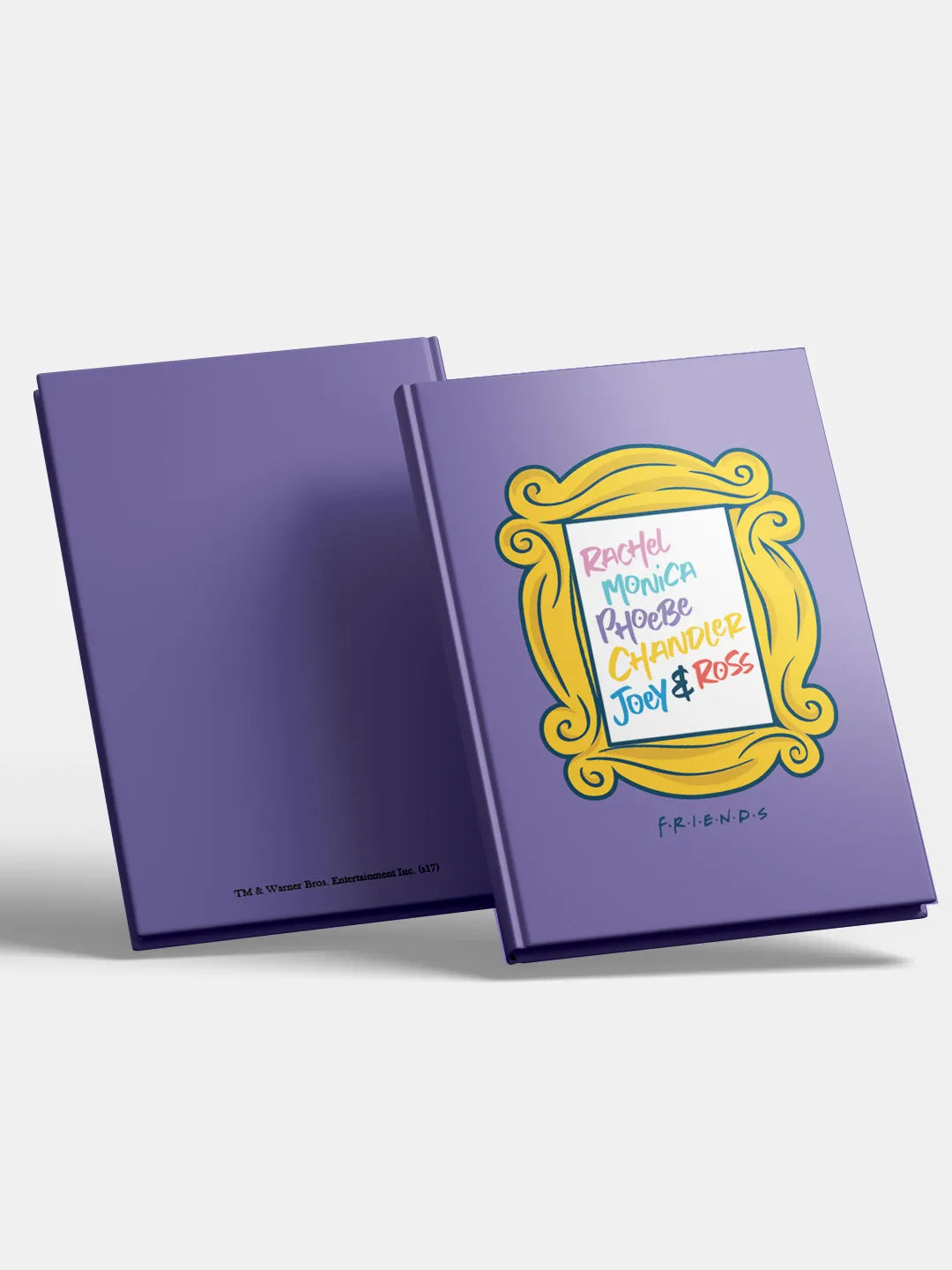 Friends All Characters Purple Door Frame Hardbound Diary