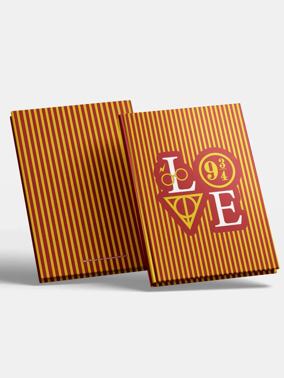 Harry Potter Love 9 3/4 Hardbound Diary - ThePeppyStore