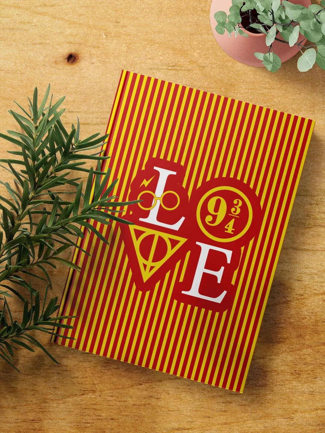 Harry Potter Love 9 3/4 Hardbound Diary - ThePeppyStore