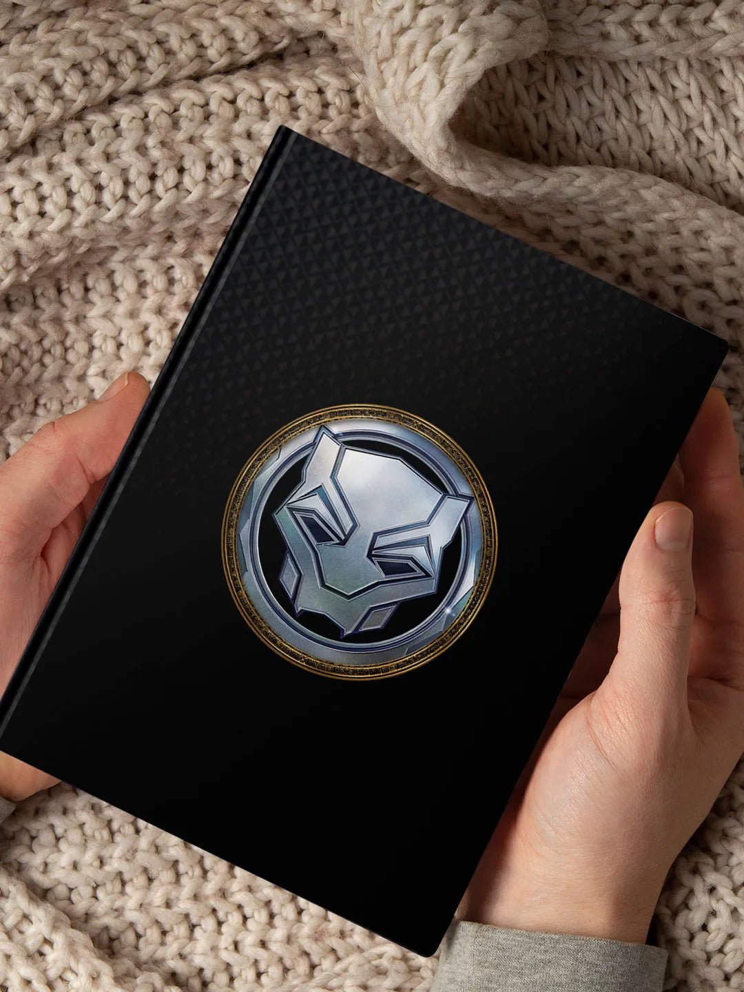 Black Panther Wakanda Forever Vibranium Gold Hardbound Diary