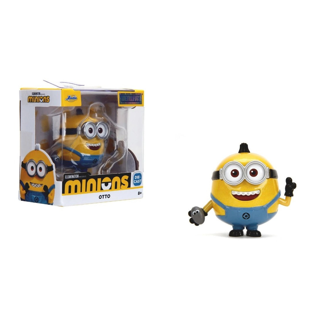 Jada Metalfigs Minions Otto die-cast figure with packaging box