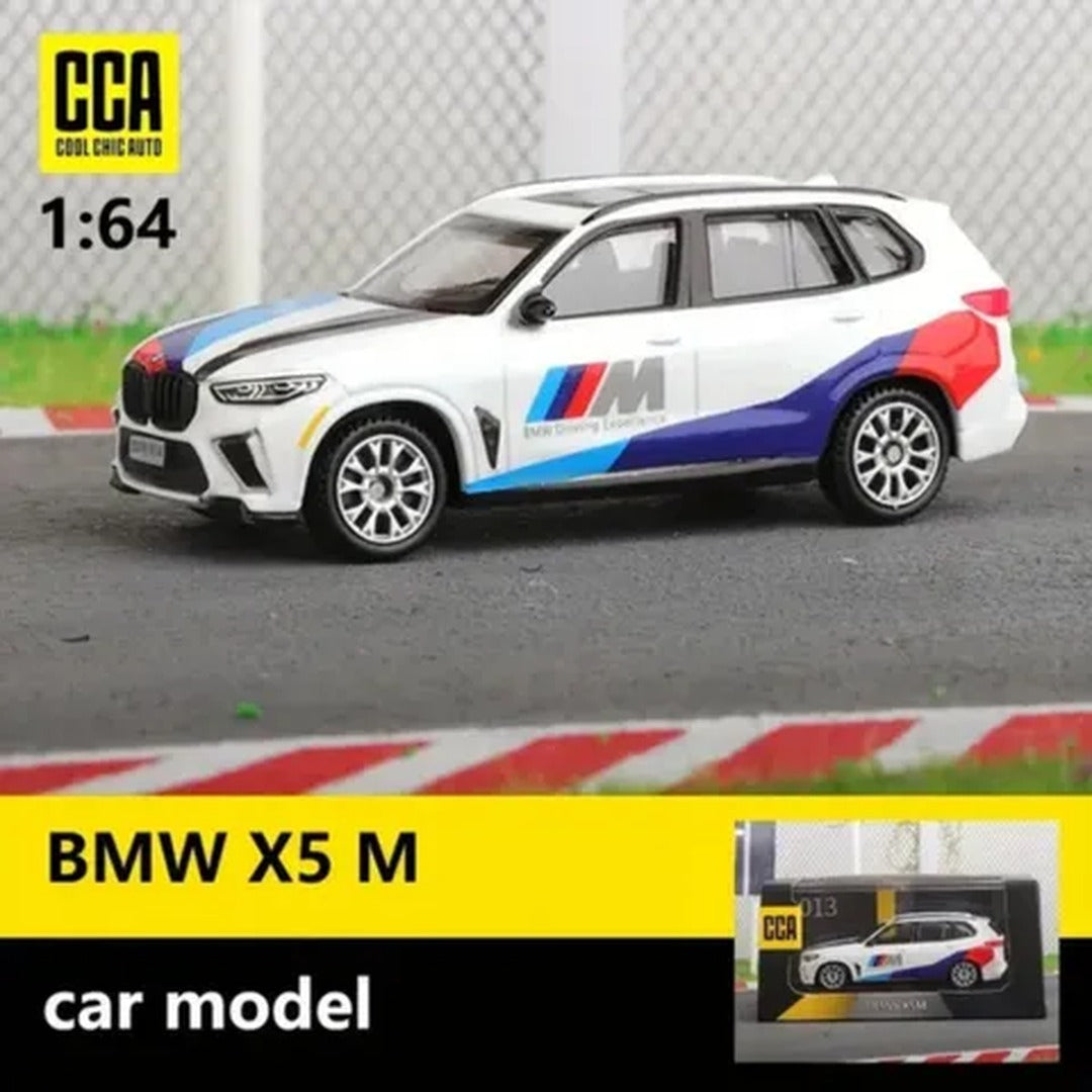 CCA 1:64 Scale BMW X5 M diecast model car white with M livery